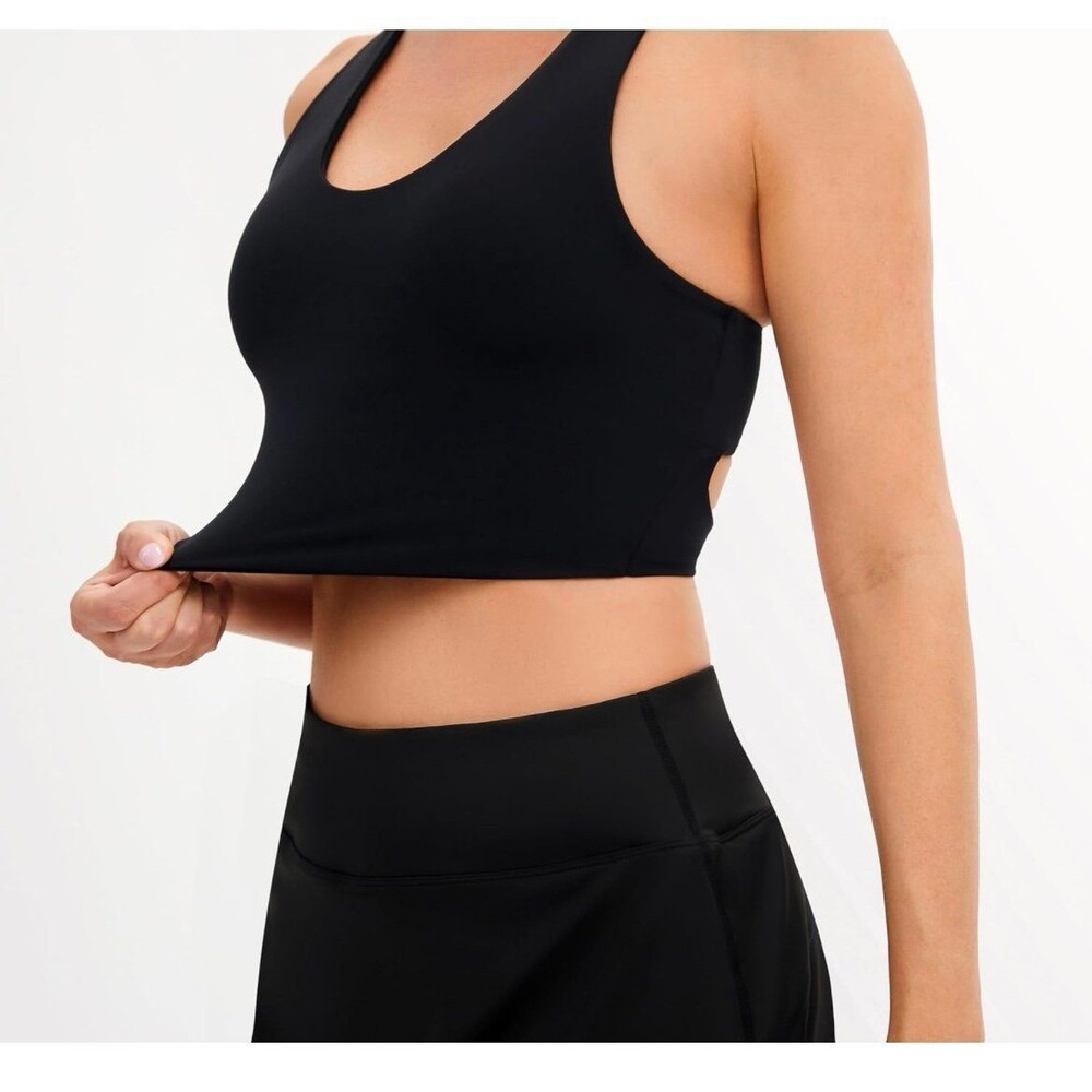 Sports Bras for Women Criss-Cross Back Padded Workout Tank Tops Size M #173